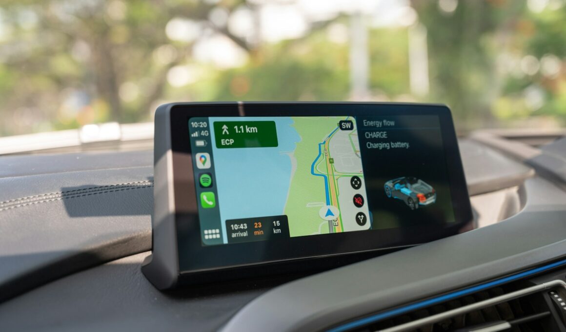 black android smartphone on car dashboard